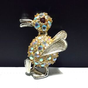 Vintage Duck Brooch